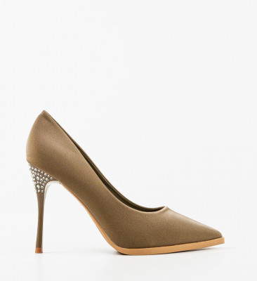 Pantofi dama Demoux Khaki