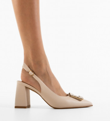 Pantofi dama Gentalya Bej
