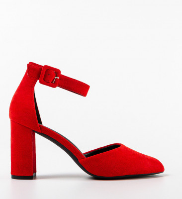 Pantofi dama Horn Rosii