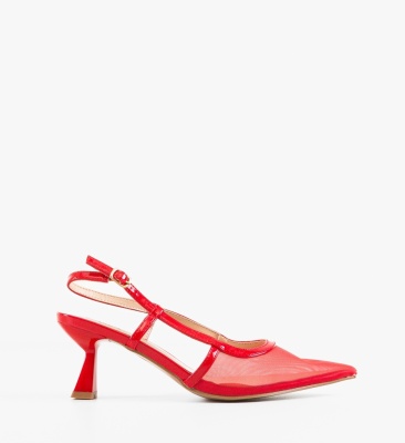Pantofi dama Laure Rosii