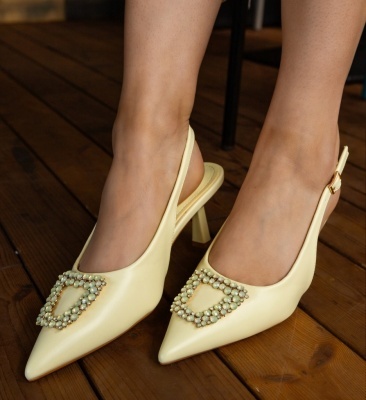 Pantofi dama Vaneza Galbeni
