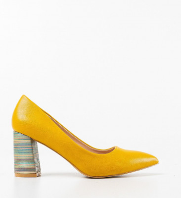 Pantofi Jaylen Galbeni