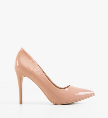 Pantofi stiletto dama Azaan Nude