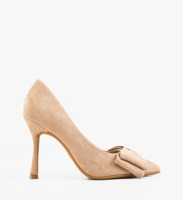 Pantofi stiletto dama Lester Bej