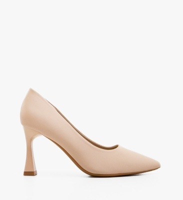Pantofi stiletto dama Lorans Bej
