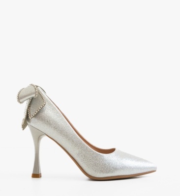 Pantofi stiletto dama Nenyz Argintii