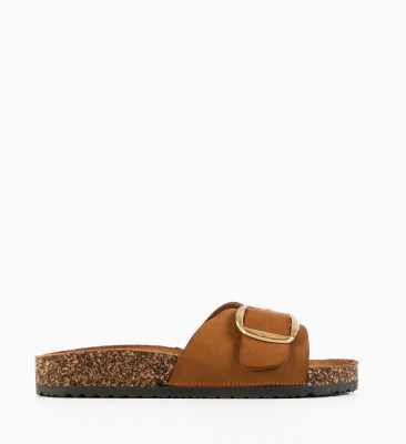 Papuci dama Terry Camel