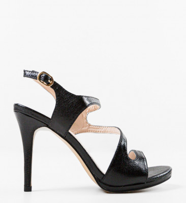 Sandale cu toc Dules Negre