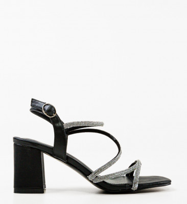 Sandale cu toc Fiachra Negre