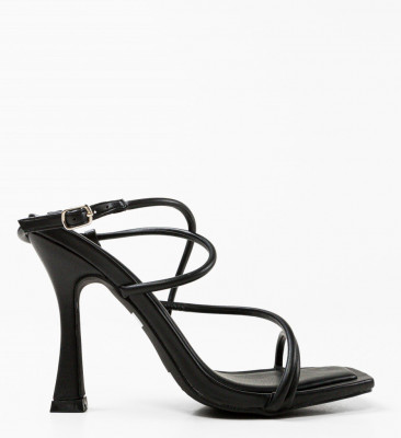 Sandale cu toc Jasper Negre