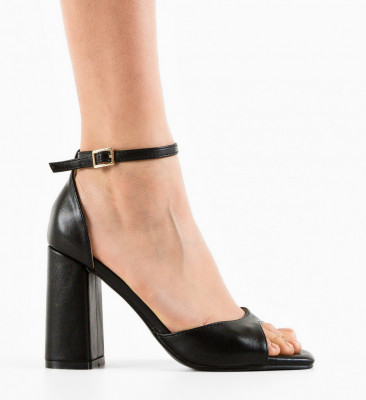 Sandale cu toc Santo Negre