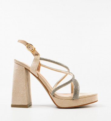Sandale dama Boots Bej