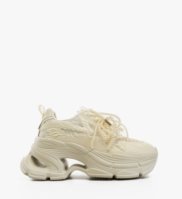 Sneakers dama Griffith Bej