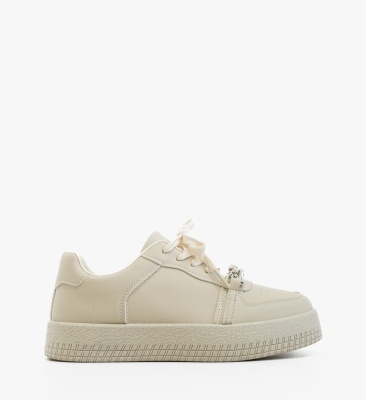 Sneakers dama Myrga Bej