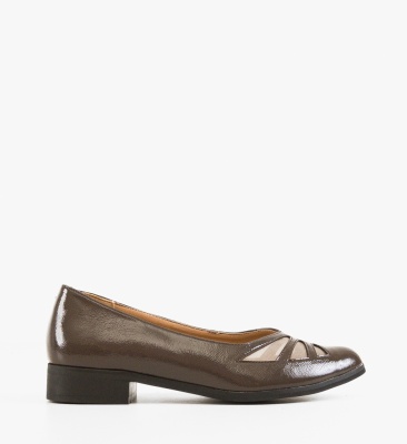 Balerini dama Laure Khaki