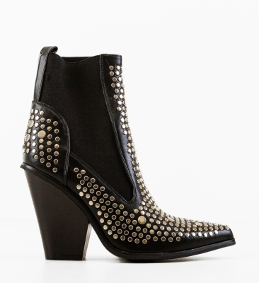 Botine dama Carol Negre