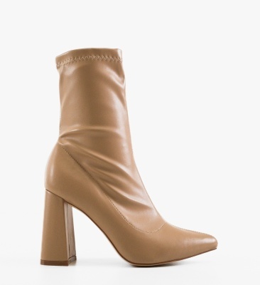 Botine dama Lopedia Bej