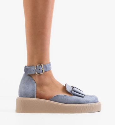 Pantofi Casual dama Hammbe Albastri