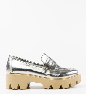 Pantofi Casual dama Kardy Argintii