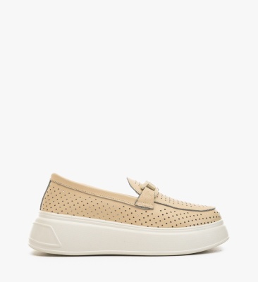 Pantofi Casual Lezzer Bej