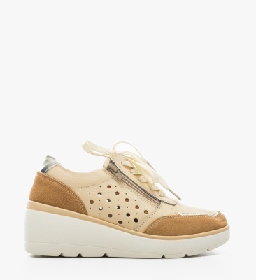 Pantofi Casual Mexy Bej