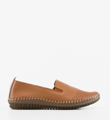 Pantofi Casual Zakrey Camel