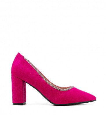 Pantofi cu toc Bavalka Fuchsia