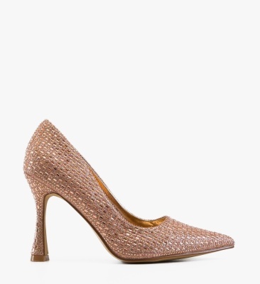 Pantofi cu toc Debro Roze