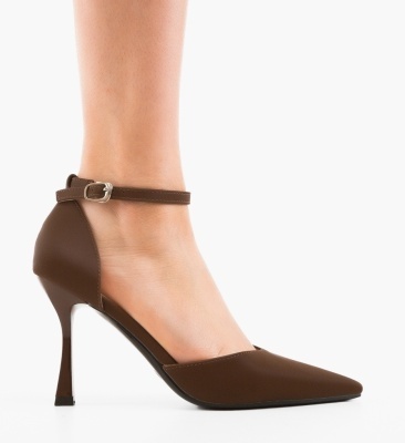 Pantofi cu toc Zaker Maro