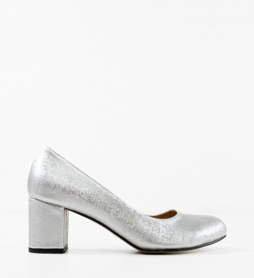 Pantofi dama Azura Argintii