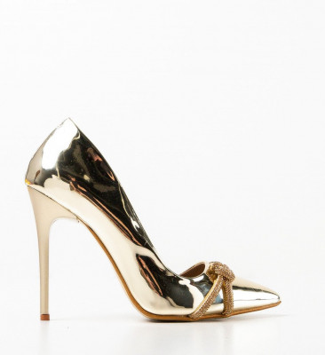 Pantofi dama Casette Aurii
