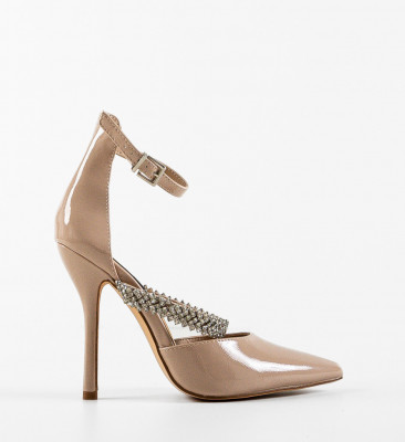 Pantofi dama Frank Nude