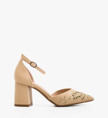 Pantofi dama Hahey Bej