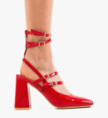 Pantofi dama Jorja Rosii