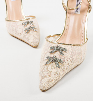 Pantofi dama Karmen Bej