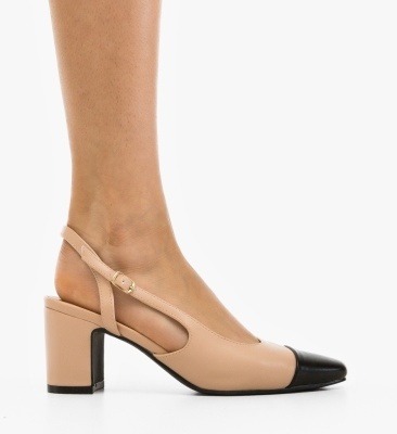 Pantofi dama Miles Nude