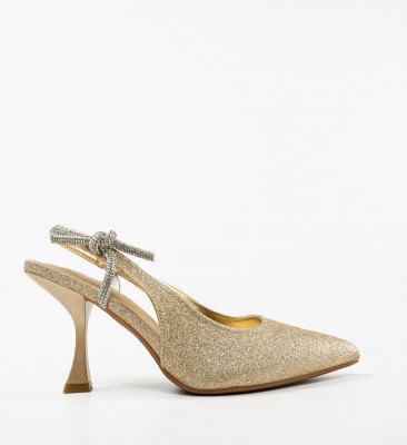 Pantofi dama Qam Aurii 2
