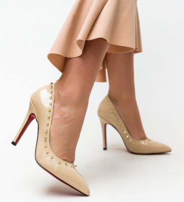 Pantofi Nicor Bej