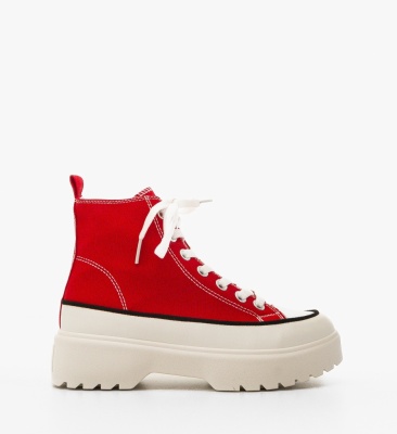 Pantofi sport Lauren Rosii