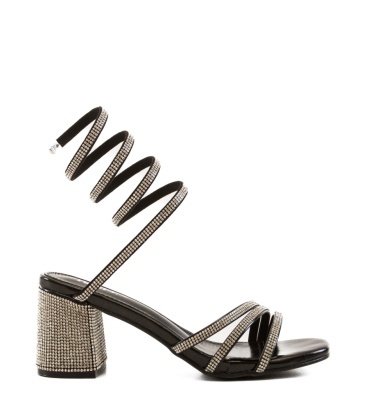 Sandale cu toc Byby Negre