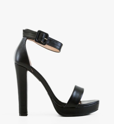 Sandale cu toc Emines Negre