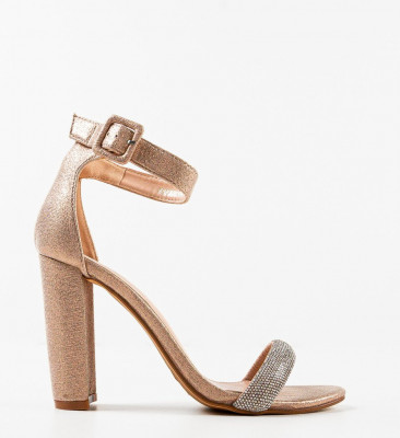 Sandale cu toc Hoover Bronze
