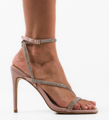 Sandale cu toc Neyman Nude