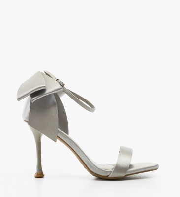 Sandale cu toc Raust Gri