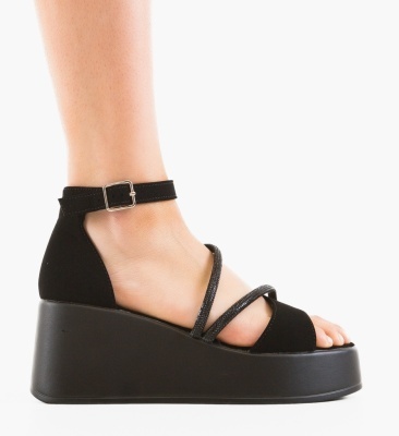 Sandale dama Krom Negre