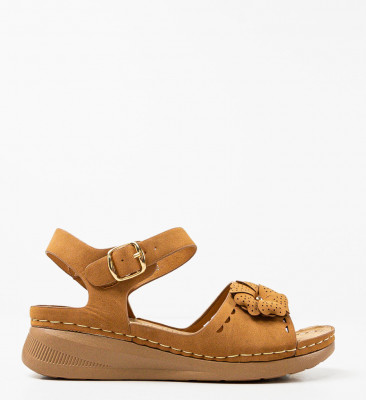 Sandale dama Ksenia Camel