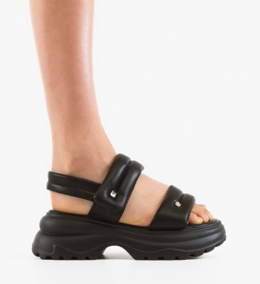 Sandale dama Zoya Negre