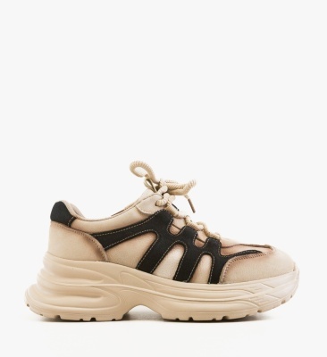Sneakers dama Iman Bej