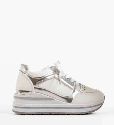 Sneakers dama Lynch Argintii