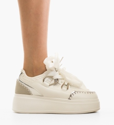 Sneakers dama Verana Argintii